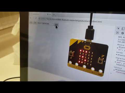 micro:bit send text webbluetooth api