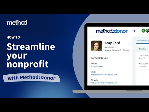 Streamline your nonprofit with Method:Donor thumbnail