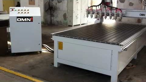 1530 Synchronized Multi Spindle CNC Router with 8 spindles