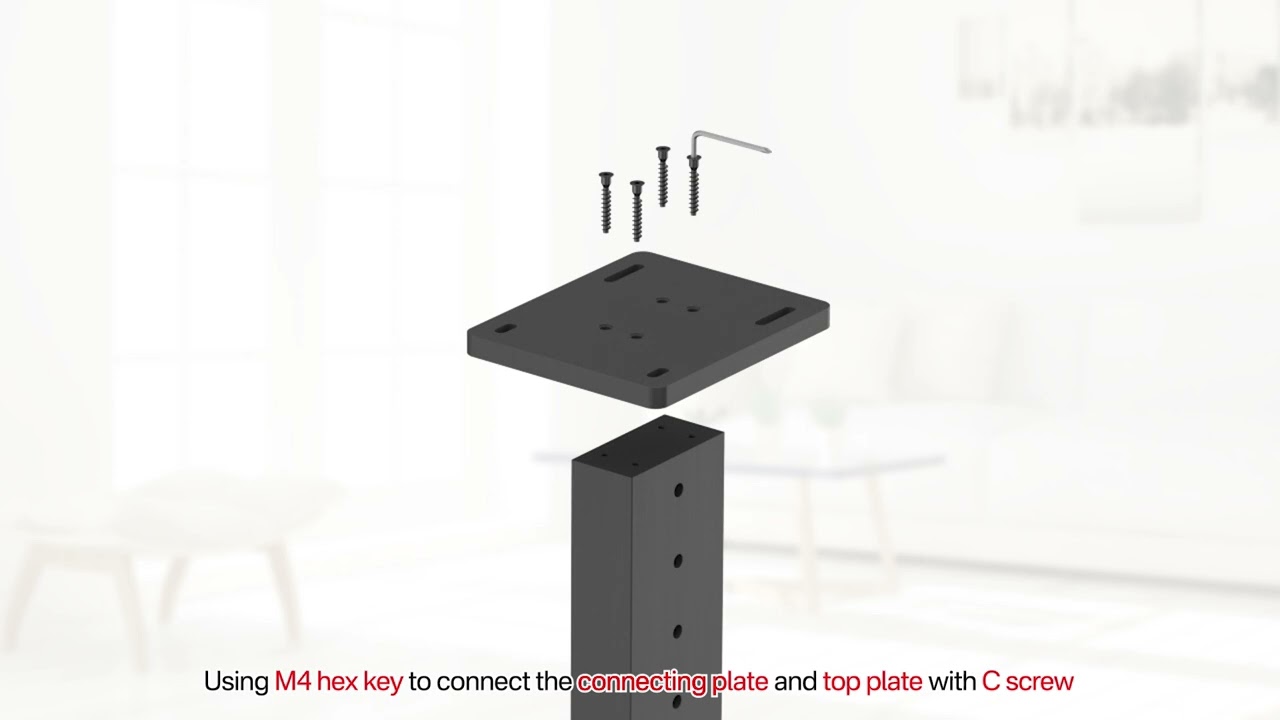 Adjustable Floor Speaker Stand for KEF LS50 & LS50 Meta