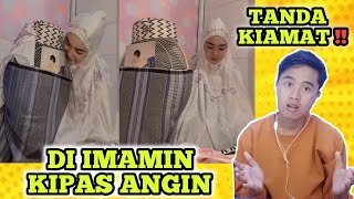 VIRAL || CUMA ADA DI INDONESIA !! SHOLAT DENGAN KIPAS ANGIN