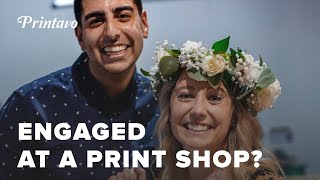 Surprise! A Wedding Engagement at a Screen Printing Shop?! - Ep. 20