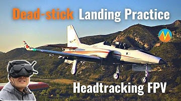 FPV Jet Dead-stick Landing Practice in E-flite Viper 90
