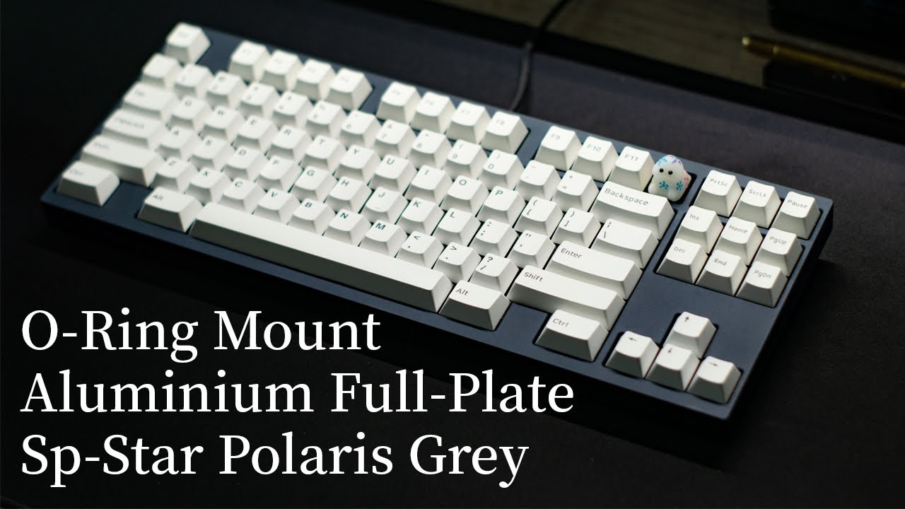 Sp-Star's Are Lit! Maker Keyboards Scarlet TKL Prototype with Sp-Star Polaris Grey
