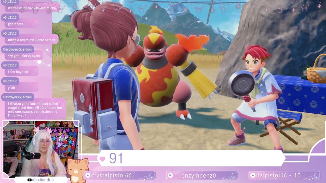 new stream background (kind of) (Pokemon Violet VOD 4/3/24)