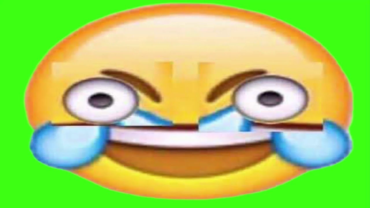 Laugh emoji green screen YouTube
