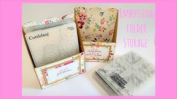 Embossing Folder Storage Tutorial