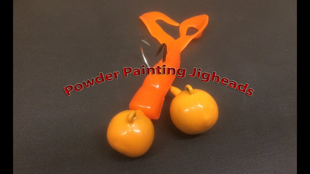 Powder Painting Jigheads YouTube