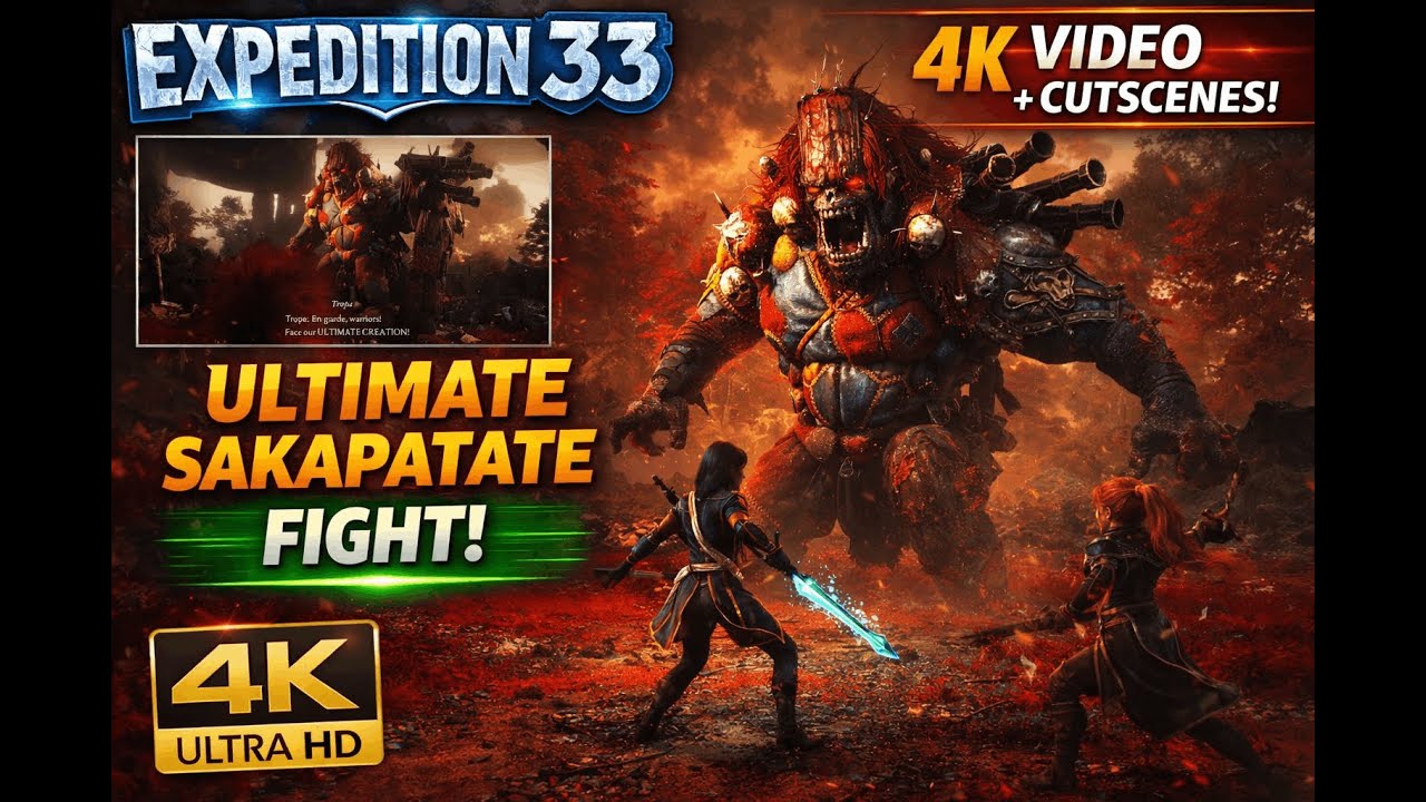 Ultimate Sakapatate Boss | Clair Obscur: Expedition 33 – 4K Ultra HD + Cutscenes.