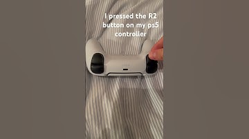 I pressed the R2 Button on my ps5 controller