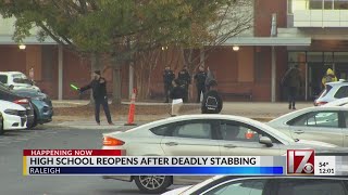 Southeast Raleigh High School students return to school