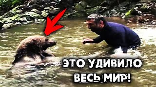 Медведица не могла спасти медвежат из холодной воды, но то, что случилось дальше удивило весь мир