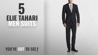 Top 10 Elie Tahari Men Suits [Winter 2018 ]: Calvin Klein Men's Perry, Black Stripe, 40 Regular screenshot 2