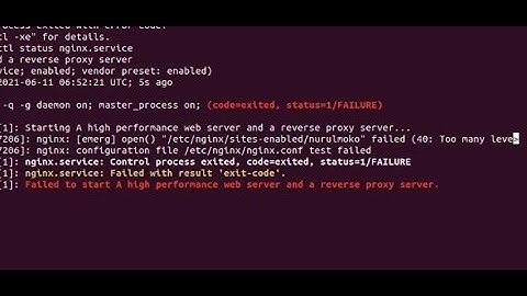How to fix : nginx site-enabled failed (40: Too Many level)