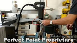E-drill offset adapter demonstration