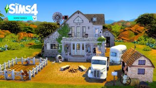 Little Chestnut Ranch  || The Sims 4 Speed Build || NO CC