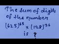 Find the sum of the number | process techniques| how to solve this question 