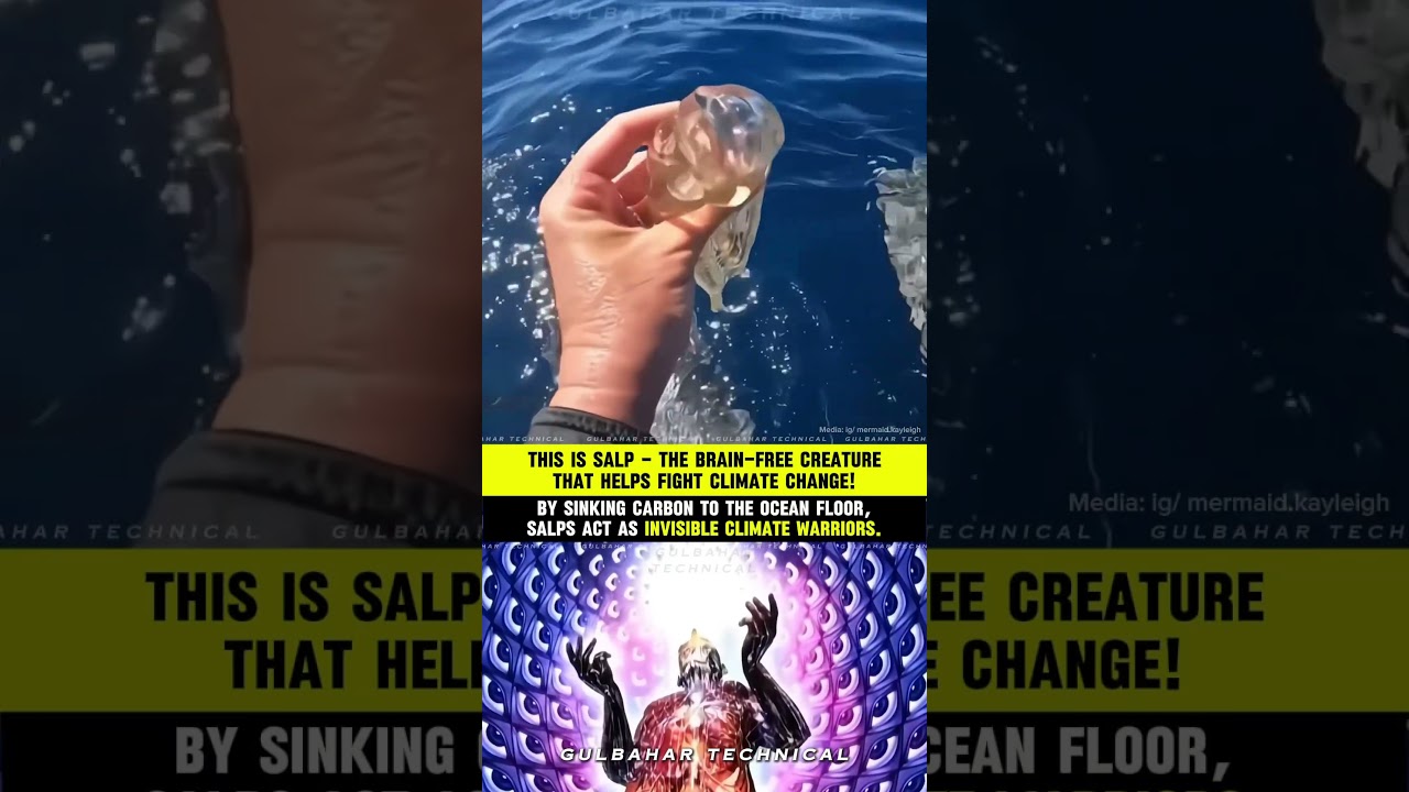 Transparent Creatures Of The Sea | Salps Are Both Food And Shelter 🐟🏠