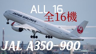 [4K] Japan Airlines A350-900 all aircraft 全機 at TOKYO HANEDA Airport | JA13XJ R.I.P