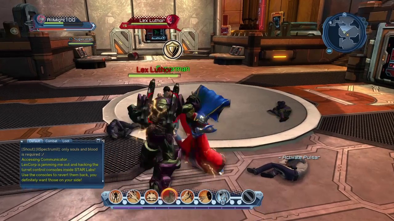DCUO Lex Luthor boss battle