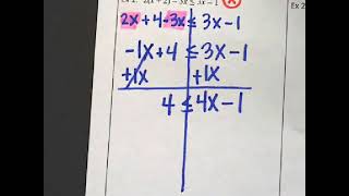 4-2 Video Notes: Solving Inequalities - Day 2
