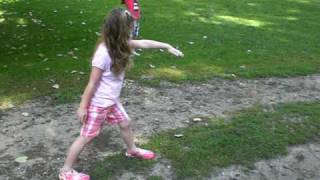 Nevaeh doing cartwheels by wisedoc4300 789 views 14 years ago 33 seconds