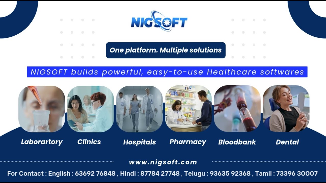 NIGSOFT (Healthcare Softwares) Short Introduction