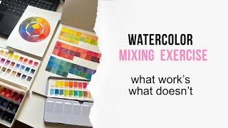 Watercolor Color Mixing Exercise | UnderstandColors Faster
