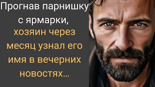Прогнав парнишку с ярмарки, хозяин через месяц узнал его имя в вечерних новостях…