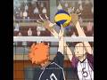 They turned defense into art ❤️‍🔥#haikyuu