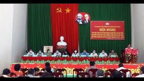 Ứng cử viên đại biểu HĐND tỉnh tiếp xúc cử tri huyện Trà Ôn