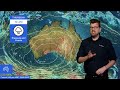 National Weather Forecast: Showers, windy NSW coast, dry mostly sunny elsewhere