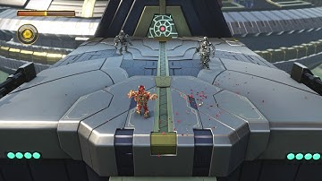 Knack 2 - Chapter 15-1 Path of Destruction: Climb Armageddon Machine, Lucas Plane Cutscene