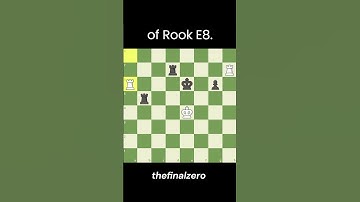 Rooks Endgame Trick You Must Know #chess #shorts