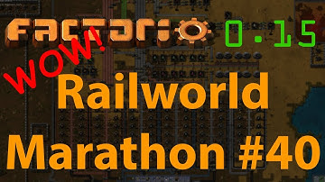 Factorio Railworld Marathon #40 - moduled beaconed red circuits pt 2