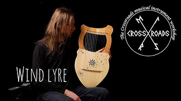 Wind lyre / big 13 strings wooden lyre