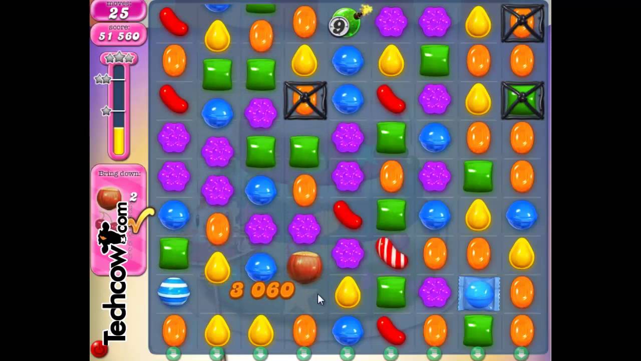 Candy Crush Saga Level 205 - YouTube