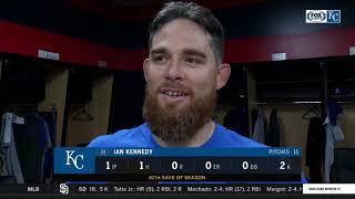 Ian Kennedy: "You know you've got to be careful" against Carlos Santana