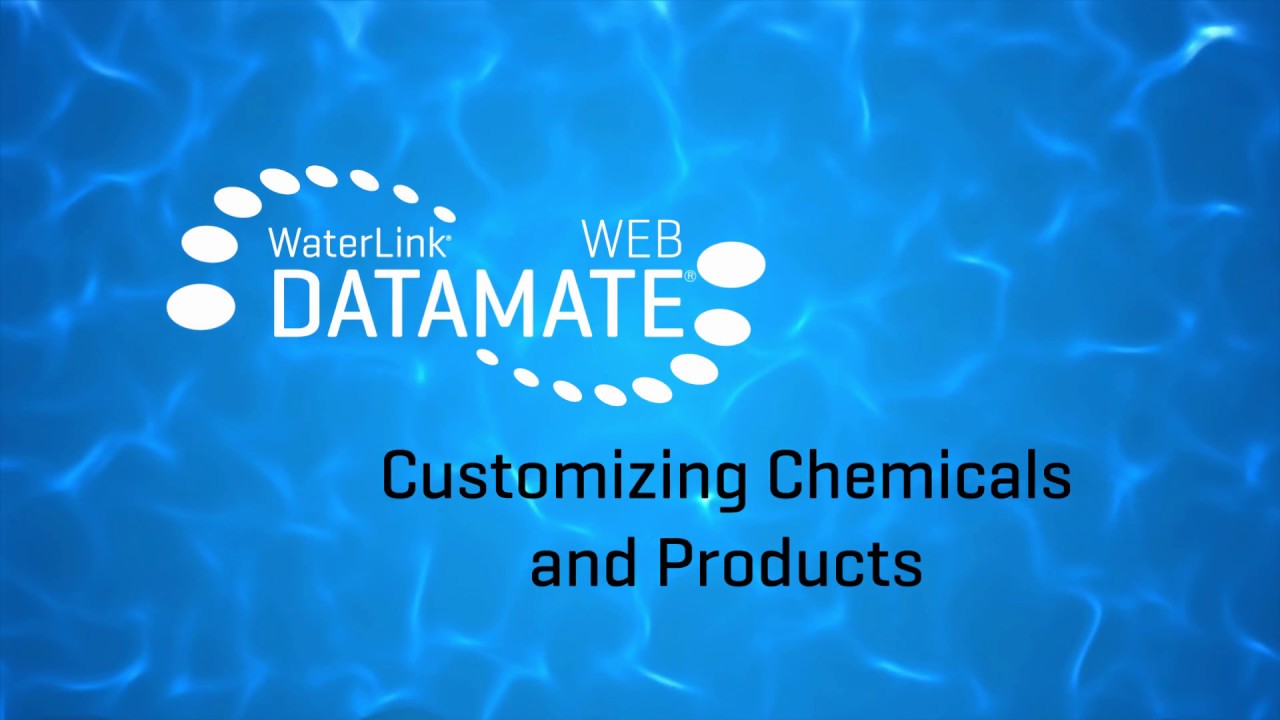 datamate web customizing chemicals