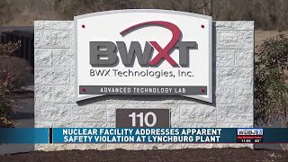 Nuclear Facility Addresses Apparent Safety Violation