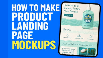 How to Make Product landing pages  Mockups with Chatgpt