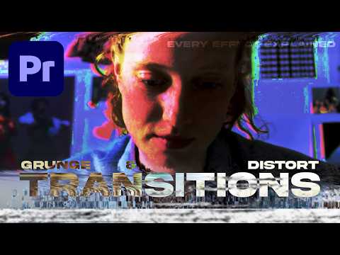 How to use Grunge & Distort Transition FX in Adobe Premiere (Film Impact Every Effect Explained)