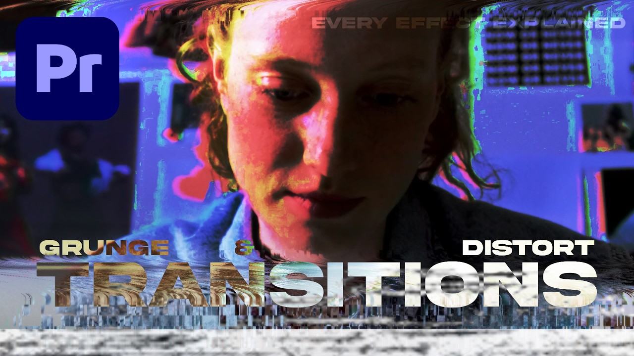 How to use Grunge & Distort Transition FX in Adobe Premiere (Film ...
