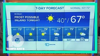 10 Weather: Mostly Sunny Monday ahead