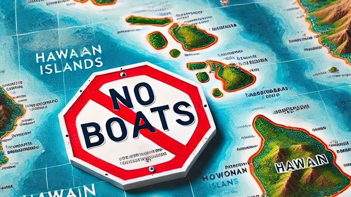 Why You can't travel between Hawaii's island by boat's | Hawaiian islands