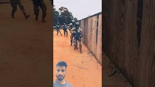 Soldiers from 198th Infantry Brigade practice clearing rooms, securing#ytshorts#viral#army