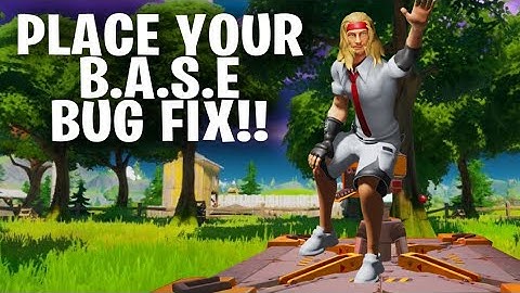 How to Place your BASE in Fortnite Save the World  [2020]