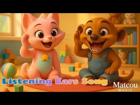 Listening Ears Song for Kids | Learn to Listen 👂 | Matcou Music - YouTube