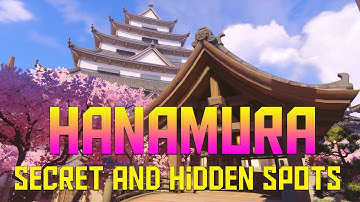 Overwatch  - Hanamura - Secret and Hidden Spots for Widowmaker