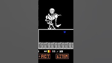 I ESCAPED THE BOX IN PAPYRUS FIGHT #undertale #snowdin #sans #fyp #boss #bossfight #meme #papyrus